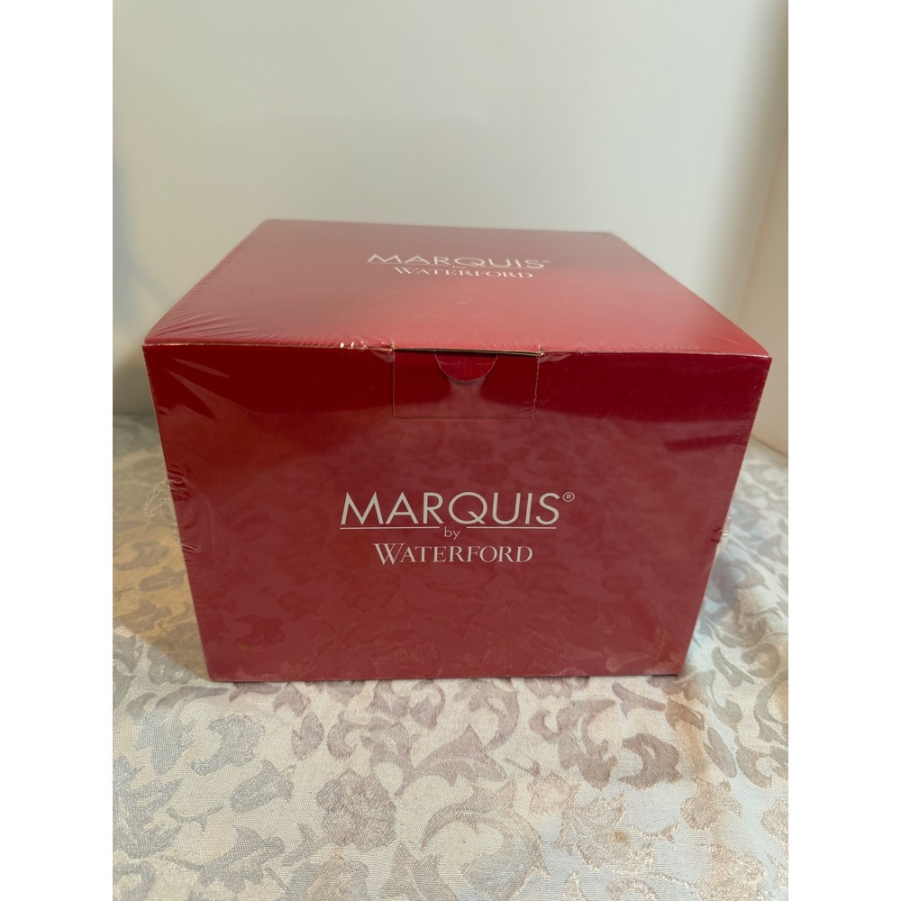Marquis by Waterford Merry Christmas Votive Crystal Candle Holder Germany 135910